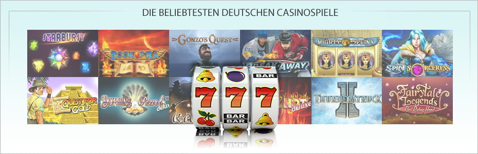 Die beliebtesten Spielautomaten der Deutschen
