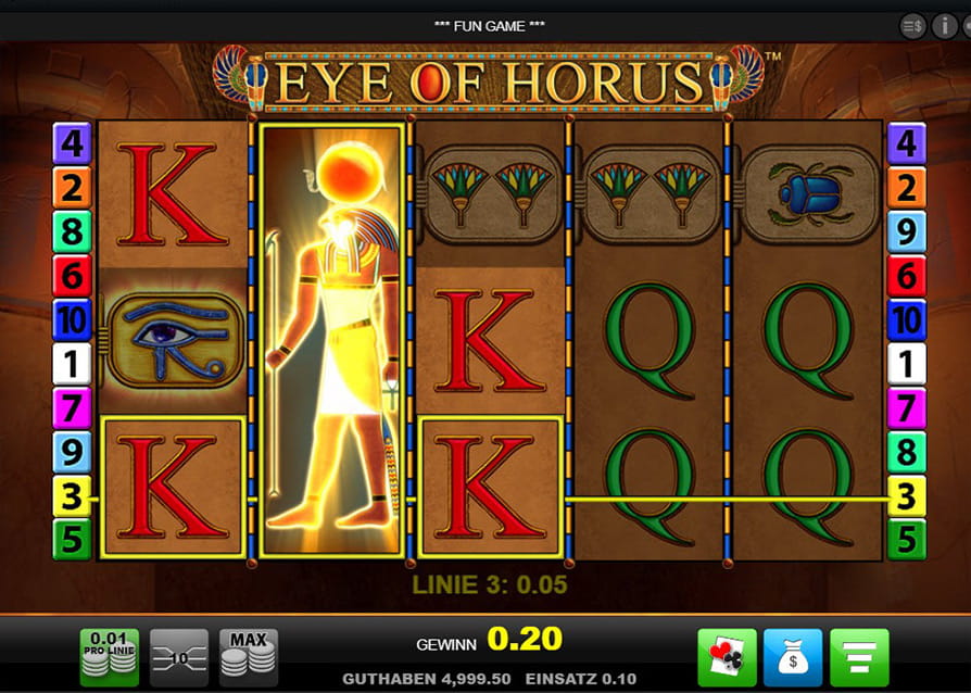 Der Merkur Mega-Hit Eye of Horus