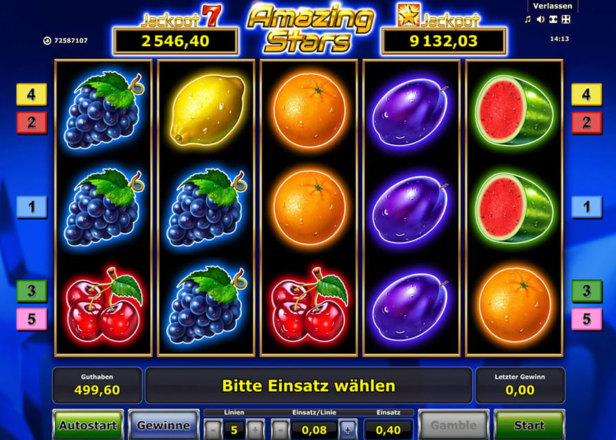 Amazing Stars Free Online Slots