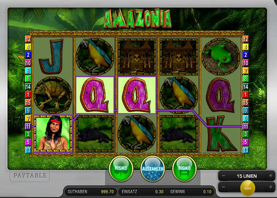 Der berühmte Merkur Slot Amazonia